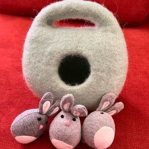 Lovevery felt bunny hole